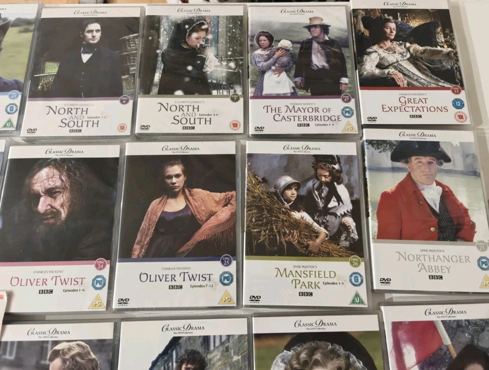 Classic Drama BBC DVD Collection Bundle x 33 ( 23 are still sealed) - Image 3 of 4