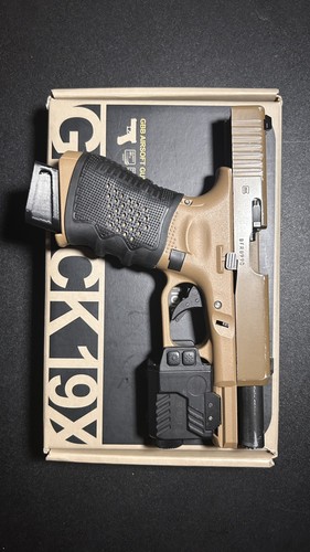 Umarex Glock G19X Gas FULL Blowback Airsoft Pistol - Coyote Tan