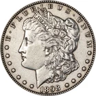 1898-S Morgan Silver Dollar - Cleaned