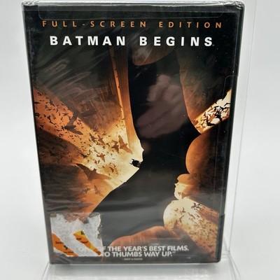 BATMAN BEGINS: (NEW) DVD 2005 Superhero Action Christian Bale Rated PG-13