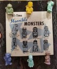 RARE All time Horrible Monsters vending  gumball 1960s monster charm Dracula  — photo 5