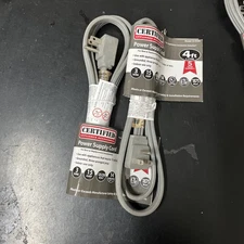 2-Certified Appliance Accessories 15-Amp Grounded Right-Angle Plug Model 15-0344