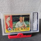 1960 Topps Mickey Mantle #350 Autograph PSA/DNA Authentic Au