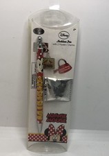 Disney Minnie mouse necklace pen with two mystery charms