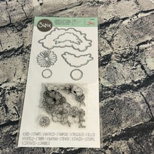 Sizzix Framelits Ink Blooms Dies Stamps 664355