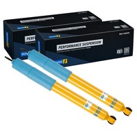 2X Bilstein B8+ Hochleistungs-StoßDÄMpfer Hinten Passend FüR Renault Clio