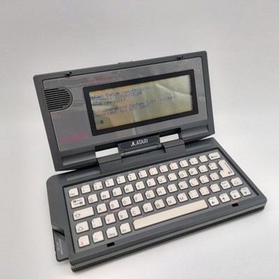 Atari Portfolio HPC-004 Palmtop PC Mini Laptop Vintage DOS Computer - geprüft 