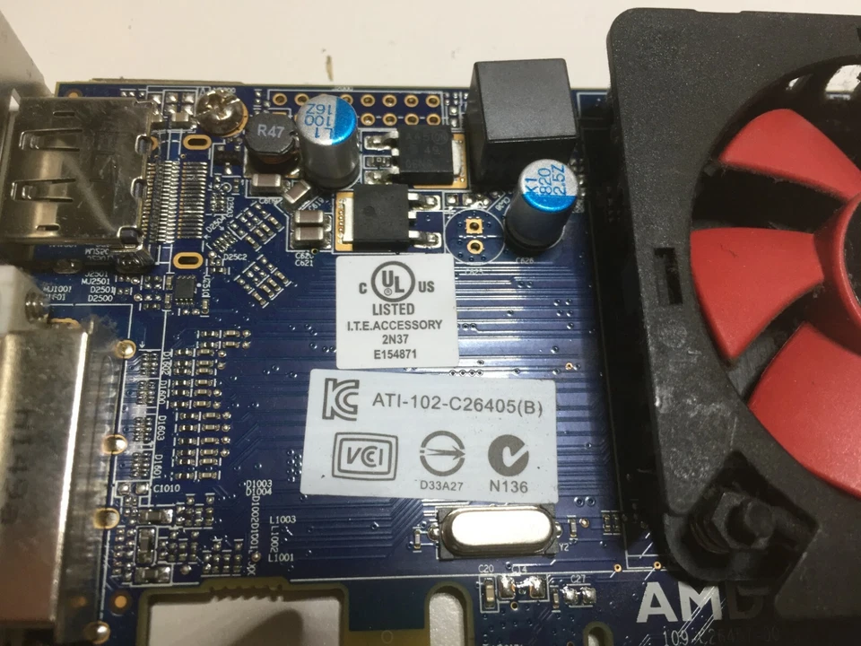AMD ATI Radeon HD 6450 1GB PCIE DVI D-Port Video Card ATI-102-C26405 Low Profile - Image 3 of 4