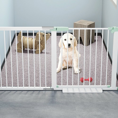 Baby Pet Gate Stair Way Safety Fixed Board for Door Extra-Wide Tall Lock Walk - Picture 6 of 13