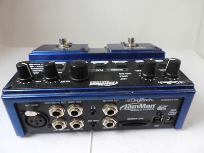 Digitech Jamman JML2 Stereo Looper Effects Pedal Phrase Sampler