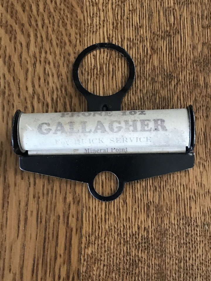 VTG CANDLESTICK TELEPHONE ADDRESS ROLL GALLAGHER BUICK CHRYSLER MINERAL POINT eBay