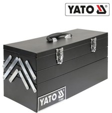 YT-0885 Usine Coffre à Outils Boîte à Outils Caisse Métal 460x200x225mm YATO