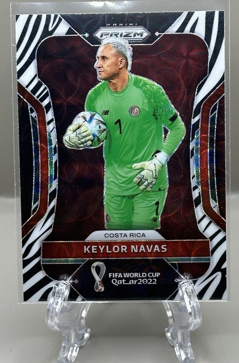 Keylor Navas 2022 Panini Prizm FIFA World Cup #294 Zebra Stripe