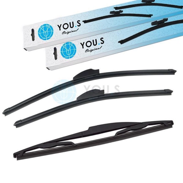 You.S Scheibenwischer Wischer SET Vorne + Hinten FüR Toyota Corolla/Kombi (E12)-image
