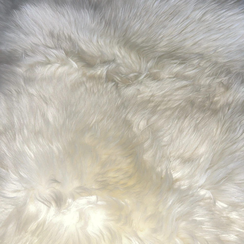 BONZ 1.5 Piedra Lujosa Lana Larga Piel de Oveja 60cmX130cm Hecho en Nueva Zelanda Foto 4 de 4