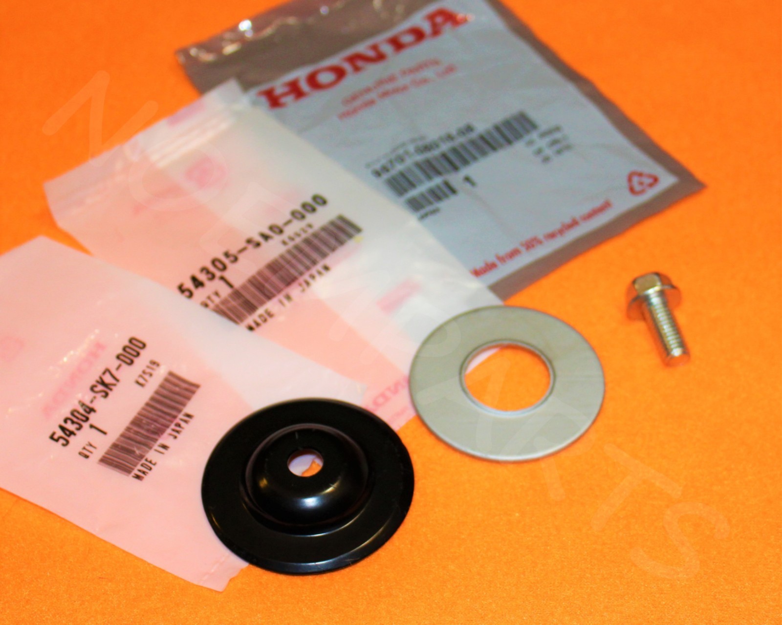 3 PC KIT HONDA SHIFT LINKAGE BUSHING BOLT WASHER DEL SOL INTEGRA CIVIC
