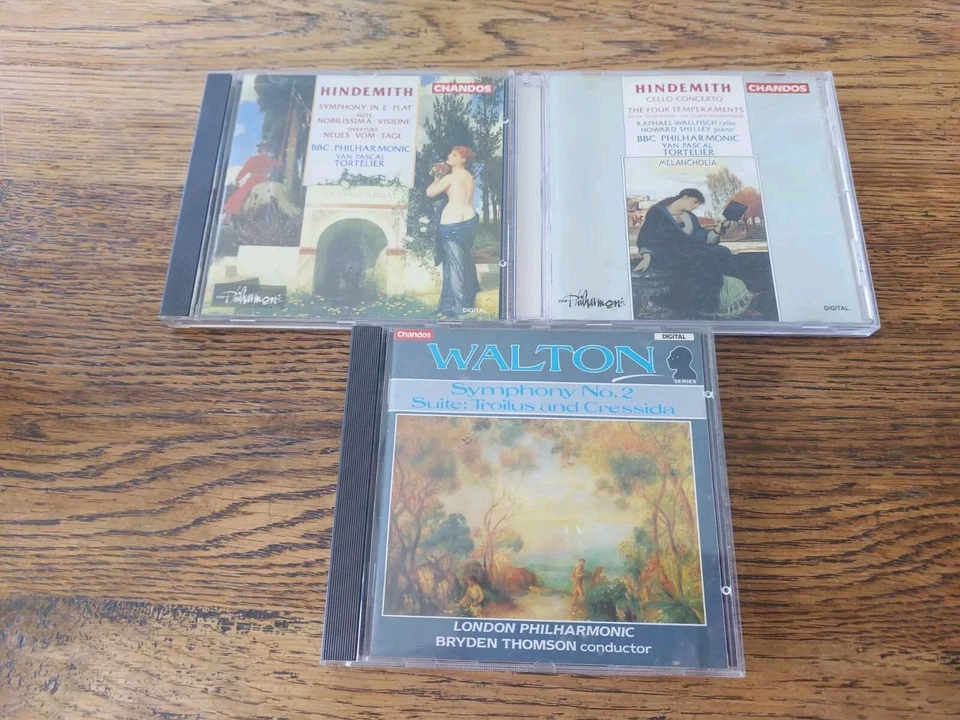 Lote de 11 CD Walton Beethoven Holst Chandos en muy buena condición Foto 4 de 4