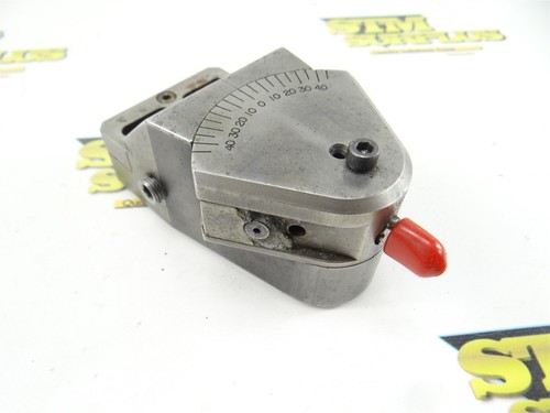 ADJUSTABLE GRINDING WHEEL DRESSING FIXTURE 45°-0-45° + DIAMOND DRESSER 3/8"