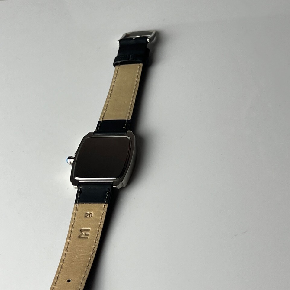 Davidoff Mens Dress Watch Baby Blue Hands Matching Jeweled Crown New Battery 36m eBay