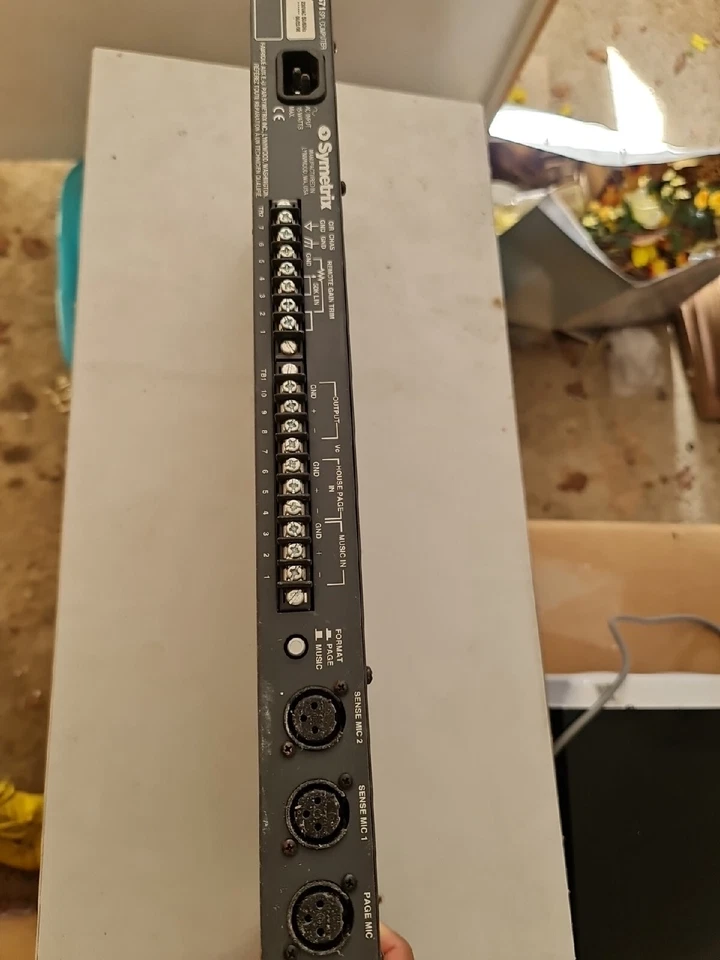 Symetrix 571 SPL Computer, Paging System Controller, VGC Untested - Image 4 of 4