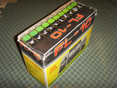 Console FL-10 Vintage - Type Pong - 10 Jeux Intégrés - Exceptionnel état Dans Sa Boîte