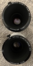 Pair ISCO Perspective Control AV Lenses 60mm f2.8 MC For Kodak Carousel