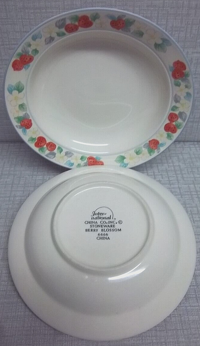 INTERNATIONAL BERRY BLOSSOM SOUP/CEREAL BOWL 6666 CHINA CO, INC