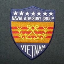 US Navy Naval Advisory Group Vietnam Embroidered Patch - REPRO