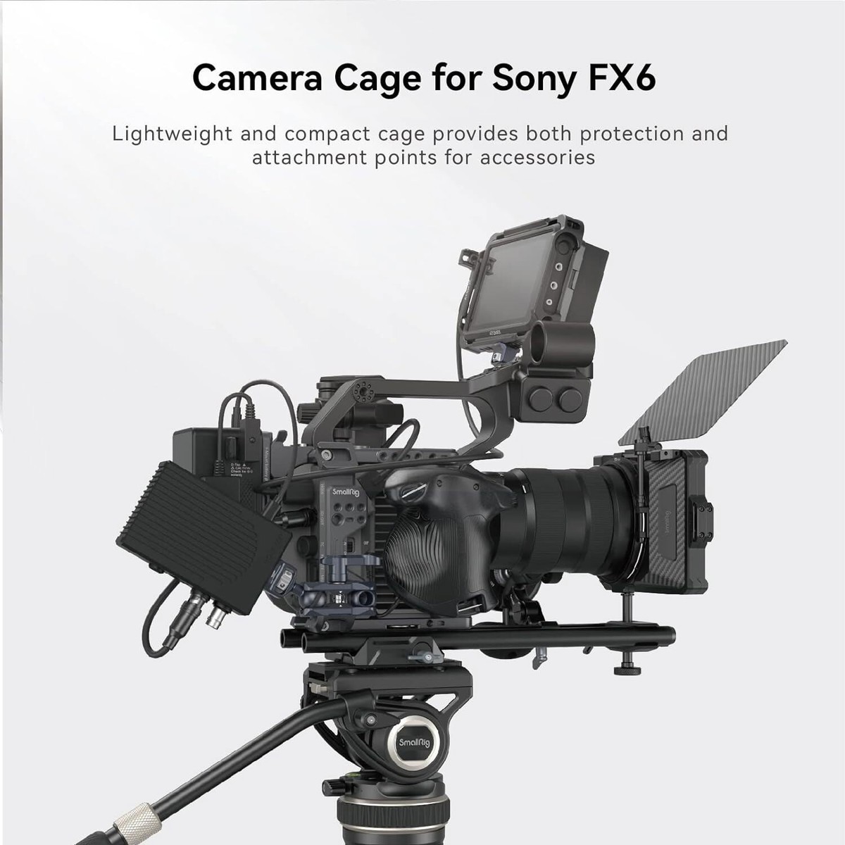 SmallRig Camera Cage Kit for Sony FX6 Full-Frame Cinema SmallRig Camera Cage Kit for Sony FX6 Full-Frame Cinema