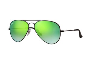 lentes ray ban aviator verdes