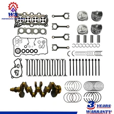 G4NC 2.0L Engine Rebuild Kit w/ Crankshaft Con Rods Timing Kit Fits Hyundai Kia