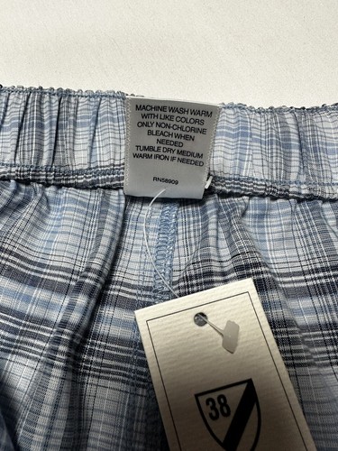 Cremieux Men’s Pants Pajama 2XT Lounge Sleep 100% Cotton Pockets Plaid Blue - Picture 10 of 11