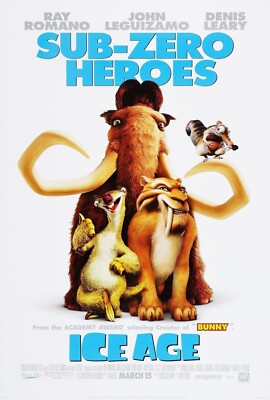 ICE AGE ''Sub-Zero Heroes'' Original 2022  27x40 DS Movie Poster - GD+