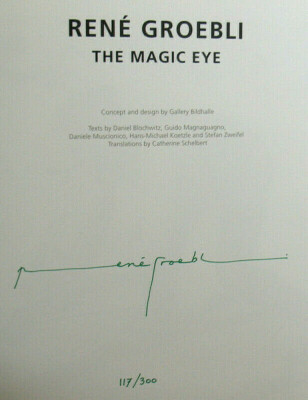 Rene Gloebli rail magic 洋書　写真集　ルネ　グローブリ New SIGNED Numbered Limited Rene Groebli The Magic Eye