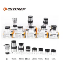 Celestron 4/6/9/12/15/32/40mm Omni Plossl Eyepiece 1.25" for Astronomy Telescope