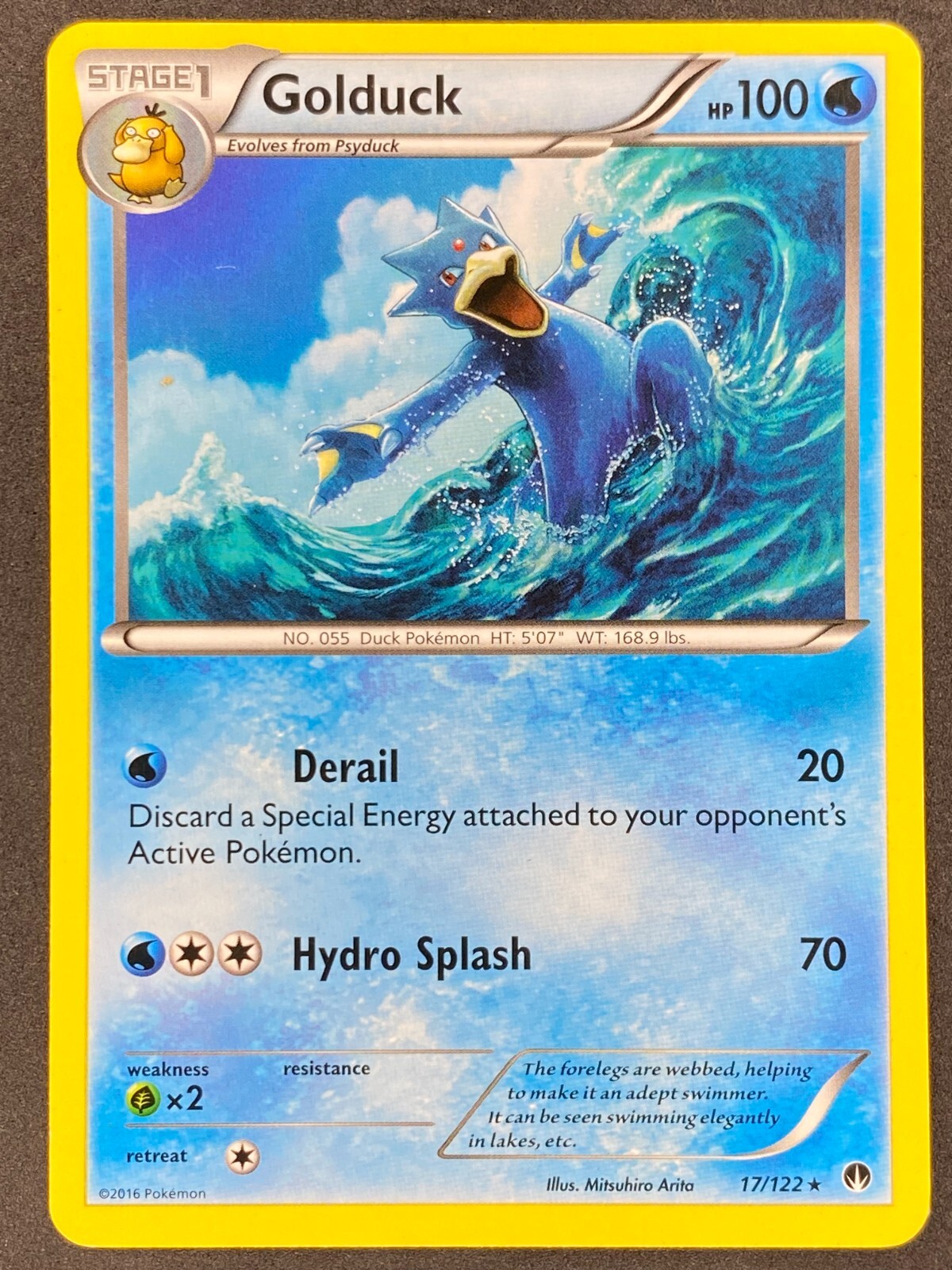 Pokémon Golduck 17/122 BKP BREAKpoint LP/NM