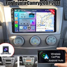 For Toyota Camry 2007-2011 Car Radio Stereo GPS Carplay FM In Dash Head Unit