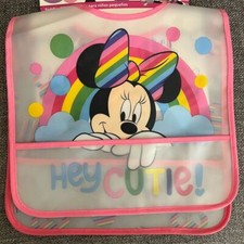 Disney Junior Minnie Mouse Toddler Pocket Bibs 2 Pack Multicolor