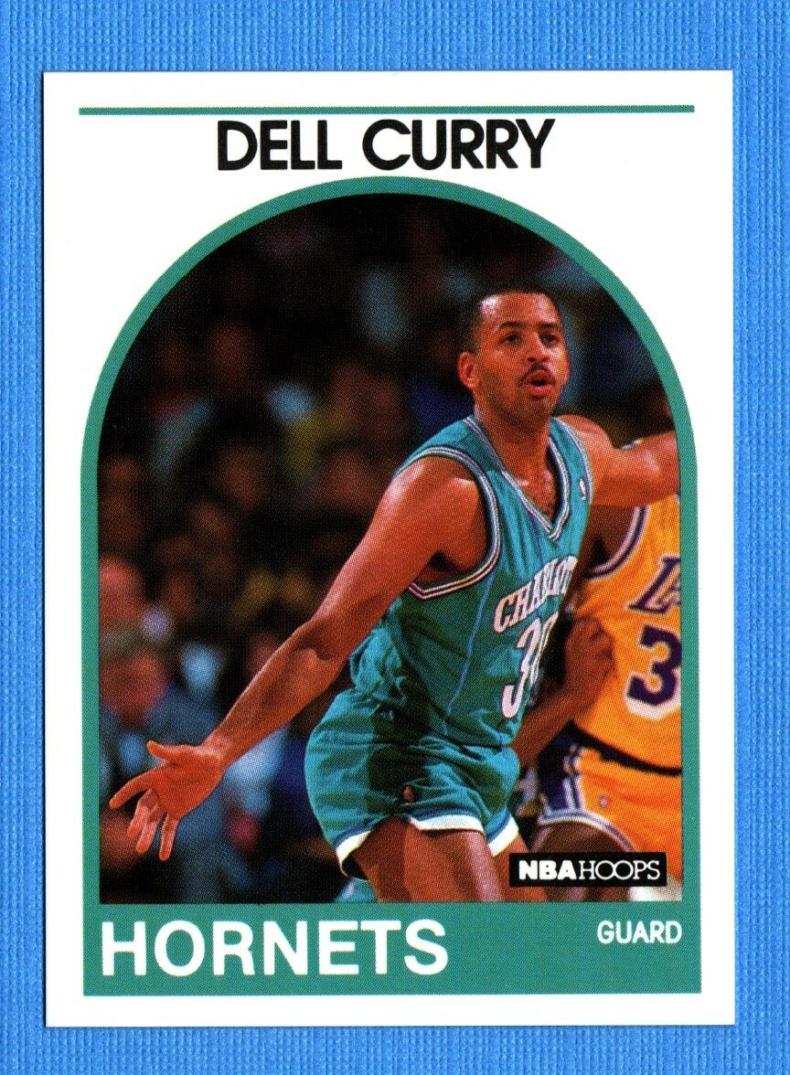 1989-90 NBA Hoops #299 Dell Curry Hornets | eBay