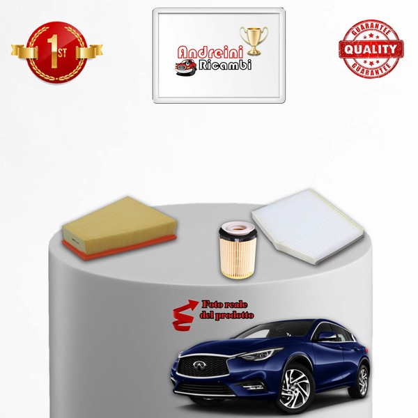 Set Service 3 Filter Infiniti Q30 1.6 90KW 122CV Von 2015->-image