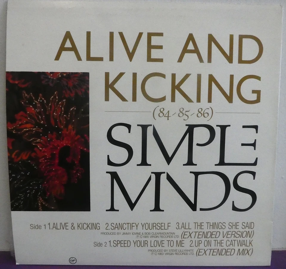 SIMPLE MINDS Alive & Kicking 12'' Special ~ AUSTRALIAN TOUR LIMITED EDITION EP - Image 2 of 2
