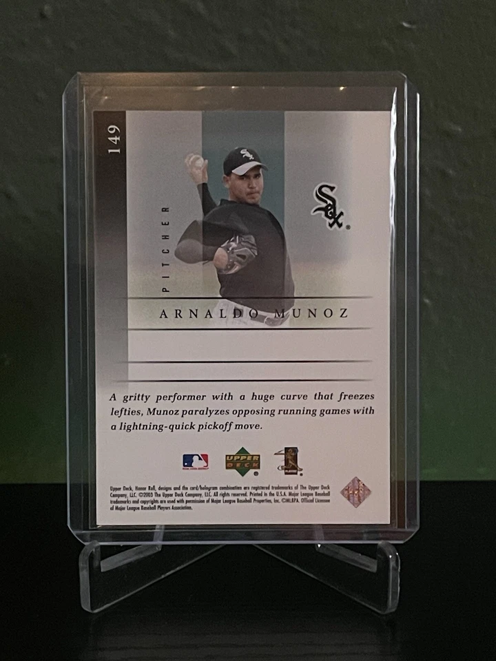2003 Upper Deck Honor Roll - Freshman Class #149 Arnaldo Munoz (RC) /2500 - Image 2 of 3