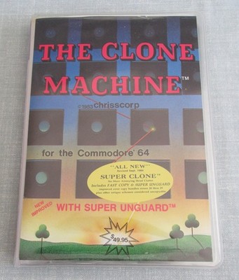 COMMODORE 64 THE SUPER CLONE MACHINE COMPLETE WITH FLOPPY MANUAL & BOX TESTED
