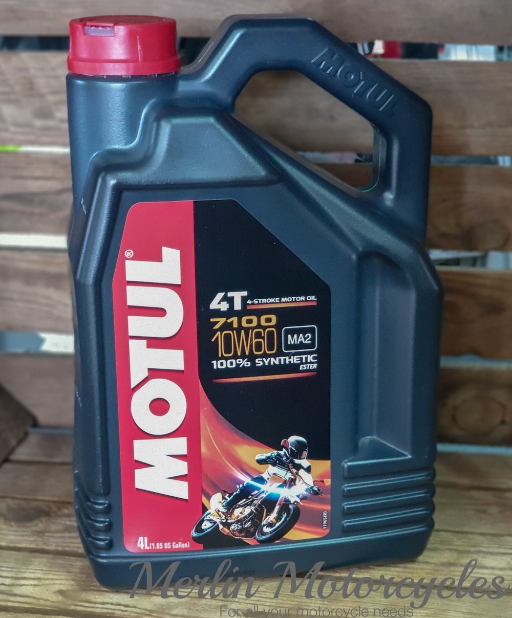 Motul 7100 4T 10w-60 10w60 Fully Synthetic Motorcycle Engine Oil - 4 Litre