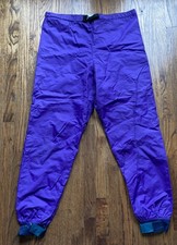 Vintage Patagonia Splash Pants Mens Size Large Purple Kayak Paddling Wet