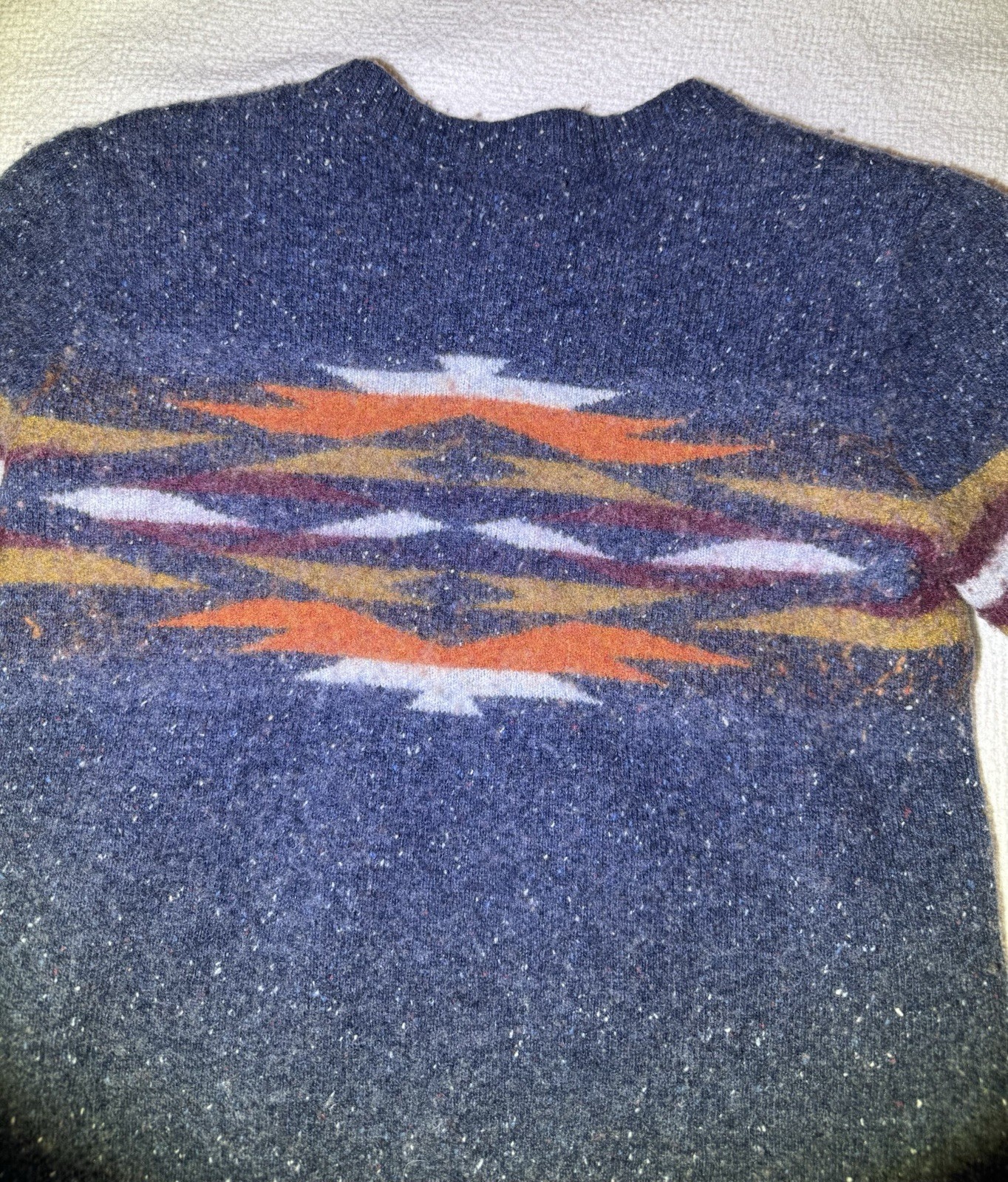 Pendleton Women’s Blue Boho Chic Wool Sweater - image 7