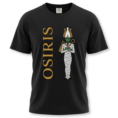 Osiris Egyptian God T-Shirt | Ancient Mythology Mummy Graphic Tee Shirt