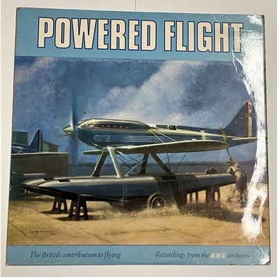 Powered Flight - The British Contribution To Flying - BBC Radio 12'' LP UK 1969
