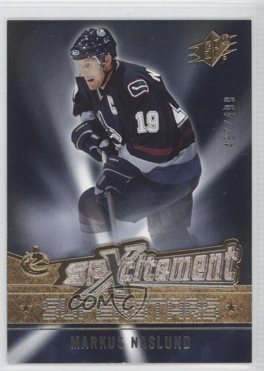 2005-06 SPx SPXcitement Superstars 487/499 Markus Naslund #XS-MN 0c3