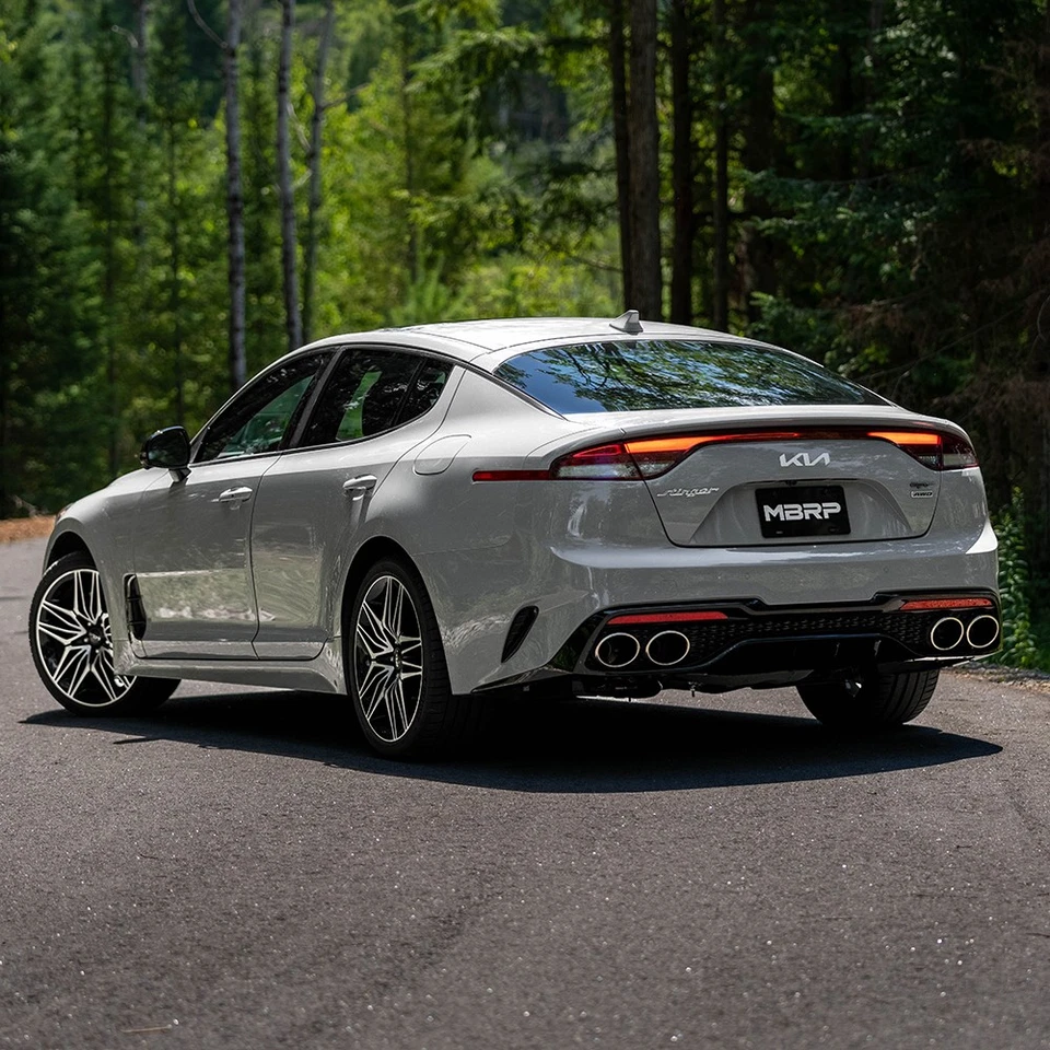 MBRP S4708304 Stainless Steel Cat Back Exhaust for 2022-2023 Kia Stinger 3.3L V6 - Image 2 of 4